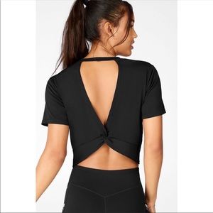 Fabletics Maya Powertouch Light Twist Back Tee